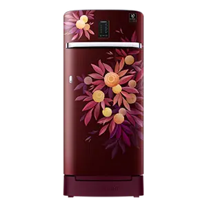 Samsung 189L Digi-Touch Cool™ Single Door Refrigerator RR21C2F25NJ Orange Blossom Red