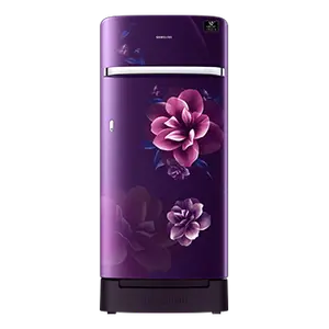 Samsung 189L Horizontal Curve Design Single Door Refrigerator RR21C2H25CR Camellia Purple