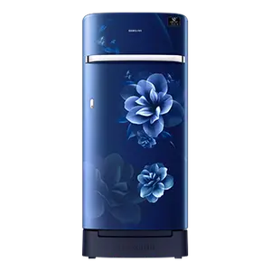 Samsung 189 L Horizontal Curve Design Single Door Refrigerator RR21C2H25CU Camellia Blue