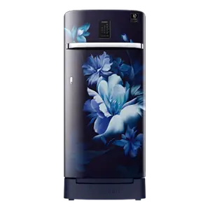 Samsung 183L Curd Maestro™ Single Door Refrigerator RR21C2K23UZ Midnight Blossom Blue