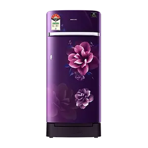 Samsung RR21H2H25CR, Single Door Refrigerator with Horizontal Curve Design 189 L Camellia Purple