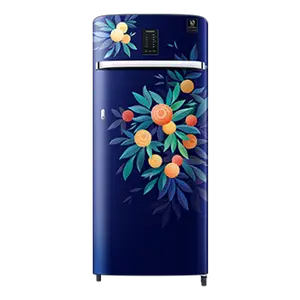 Samsung 215L Digi-Touch Cool™ Single Door Refrigerator RR23C2E24NK Orange Blossom Blue