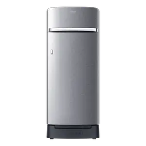 Samsung 215L Horizontal Curve Design Single Door Refrigerator RR23C2H35S8 Elegant Inox