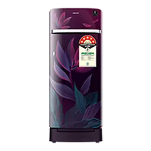 Samsung 215 L Horizontal Curve Design Single Door Refrigerator RR23D2H259R Paradise Bloom Purple