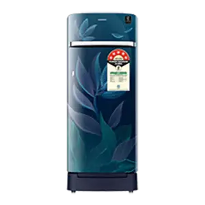 Samsung 215 L Horizontal Curve Design Single Door Refrigerator RR23D2H359U Paradise Bloom Blue