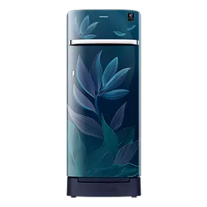Samsung 215 L Horizontal Curve Design Single Door Refrigerator RR23D2H359U Paradise Bloom Blue