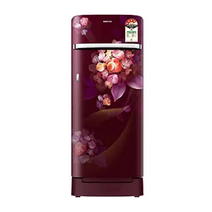 Samsung RR23H2H34HT, Single Door Refrigerator with Horizontal Curve Design 215 L Hydrangea Plum