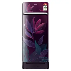 Samsung RR23H2H359R, Single Door Refrigerator with Horizontal Curve Design 215 L Paradise Bloom Purple