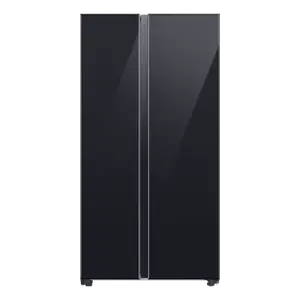 Samsung 653L BESPOKE Convertible 5in1 Side by Side Refrigerator RS76CB811333 Glam Deep Charcoal