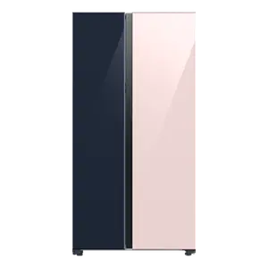 Samsung 653L BESPOKE Convertible 5in1 Side By Side Refrigerators RS76CB81A37Q Clean Navy + Clean Pink