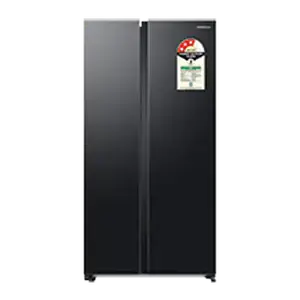 Samsung 653 L Convertible 5in1 Side by Side Refrigerator RS76CG8103B1 Black Matt