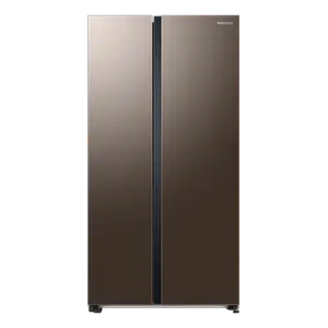 Samsung 644L Convertible 5in1 Side by Side Refrigerator RS76CG8133DX Luxe Brown