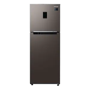 Samsung 301L BESPOKE Double Door Refrigerator RT34CB522C2 Cotta Steel Charcoal