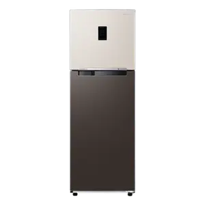 Samsung 301L BESPOKE Double Door Refrigerator RT34CB522C7 Cotta Steel Beige and Cotta Steel Charcoal