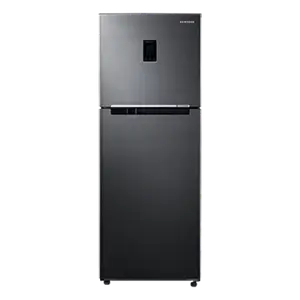 Samsung 301 L Twin Cooling Plus™ Double Door Refrigerator RT34C4522BX Luxe Black