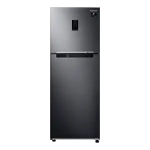 Samsung 291L Curd Maestro™ Double Door Refrigerator RT34C4622BX Luxe Black