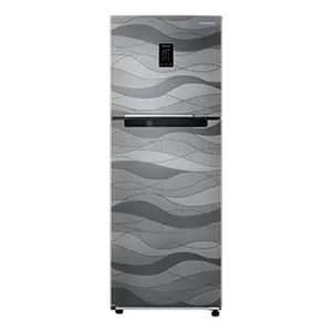 Samsung 291L Curd Maestro™ Double Door Refrigerator RT34C4622NV Wave Inox
