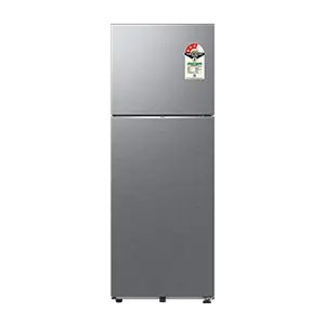 Samsung RT34HG5A42SL, Double Door Refrigerator with Bespoke AI 330 L EZ Clean Steel