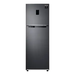 Samsung 322 L Twin Cooling Plus™ Double Door Refrigerator RT37C4512BX Luxe Black