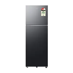 Samsung RT38HG5A23BX, Double Door Refrigerator with Bespoke AI 350 L Luxe Black