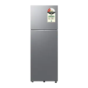 Samsung RT38HG5A42SL, Double Door Refrigerator with Bespoke AI 350 L EZ Clean Steel