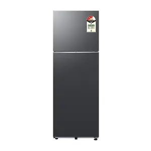 Samsung RT38HG5A43B1, Double Door Refrigerator with Bespoke AI 350 L Black Doi