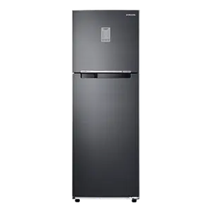 Samsung 256L Convertible Freezer Double Door Refrigerator RT30C3732B1 Black Matt