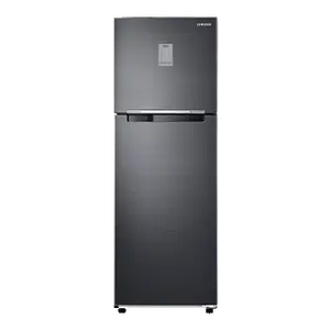Samsung 256 L Convertible Freezer Double Door Refrigerator RT30C3733B1 Black Matt