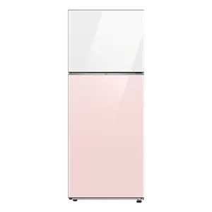 Samsung 415L BESPOKE Double Door Refrigerator RT45CB662B8CTL Clean White Glass and Clean Pink Glass
