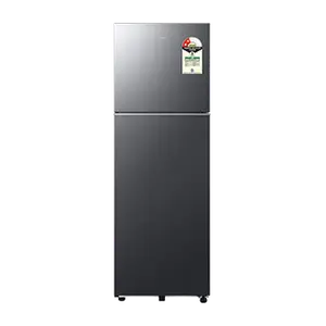 Samsung RT40H30U2K, Double Door Refrigerator with Convertible Freezer 256 L Luxe Black