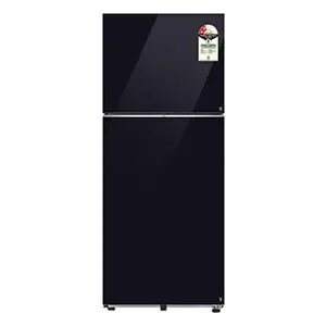 Samsung RT41HB6A4222, Double Door Refrigerator with Bespoke AI 396 L Black Glass