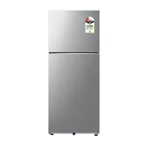 Samsung RT41HG6A42SL,Double Door Refrigerator with Bespoke AI 396 L EZ Clean Steel