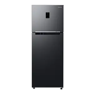 Samsung 385L Twin Cooling Plus™ Double Door Refrigerator RT42C553EBX Luxe Black