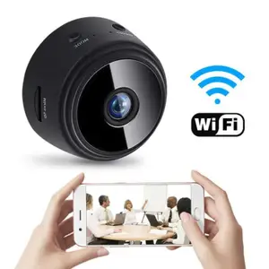 Dpofirs HD 1080P Mini Camera, Wireless WiFi Camera, Mini Home Security Nanny Cam for Office Home, 360° Rotating Baby Camera with NightVision
