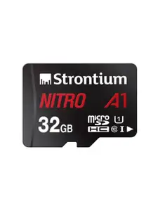 Strontium Nitro A1 A1 UHS-I U1 32GB Memory Card With Adapter (Black) image 1