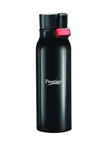 Prestige Black Stainless Steel Water Bottle (350 ml) - Set of 1 price in India.