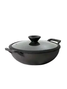 Meyer Pre Seasoned Cast Iron 24cm Kadai