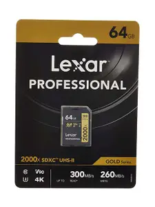 Lexar Professional 2000x 64GB SDXC UHS-II Card