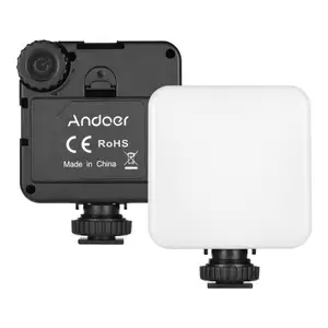 TOMTOP Andoer KM-72B Mini LED Video Light RGB Color Multifunctional LED On-Camera Fill-in Light