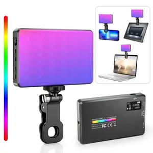 TOMTOP Camnoon ST-120RGB Pocket RGB Video Light Clip-on Mobile Phone Fill Light