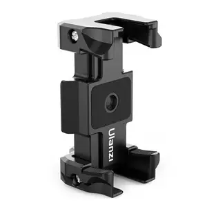 TOMTOP Ulanzi ST-15 2-in-1 Arca-Swiss Quick Release Plate Foldable Phone Holder Clamp