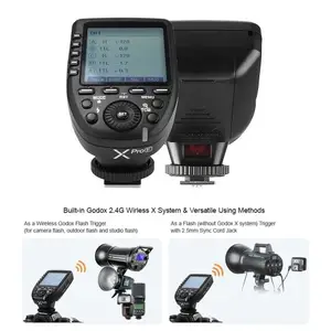 TOMTOP Xpro-F TTL Wireless Flash Trigger Transmitter Support TTL Autoflash 1/8000s HSS Large LCD 5 Group Buttons 11 Customizable Functions for Fujifilm GFX50S X-Pro2 X-T20 X-T2 X-T1 X-Pro1 X-T10 X-E1 X-A3 X100F X100T