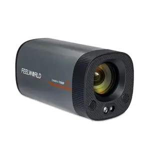 TOMTOP FEELWORLD HV10X Professional Video Camera 1080P Webcam with 2 Built-in Mics And Remote Control