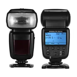 TOMTOP Universal Wireless Camera Flash Light Speedlite GN33 LCD Display for DSLR Cameras
