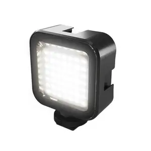 TOMTOP 30m/98ft Waterproof RGB LED Video Light Portable Mini Camera Light
