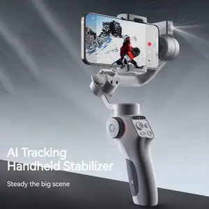 TOMTOP FUNSNAP Capture 5 3-Axis Stabilizer Gimbal Stabilizer with LCD Screen(with AI Active Tracker Module)