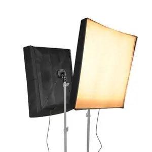 TOMTOP 40*60cm Foldable LED Video Light Mat 70W Flexible LED Panel Light Photography Lighting Kit