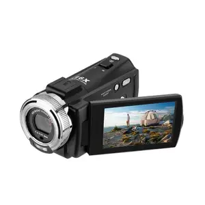 TOMTOP Andoer V12 1080P Full HD 16X Digital Zoom Recording Video Camera Portable Camcorder with 3.0 Inch Rotatable LCD Screen
