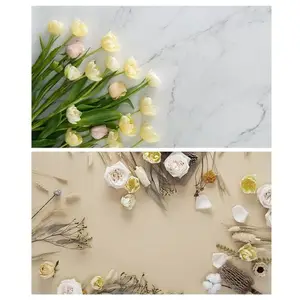 TOMTOP 21 x 33 Inch/ 53cm x 83cm Double Sided Photography Background Paper for Product Jewelry Food Photography