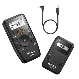TOMTOP Godox TR Series 2.4G Wireless Timer Remote Control Camera Shutter Remote(Tramsmitter and Receiver)